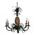 Vintage Tole Pineapple Chandelier For Sale