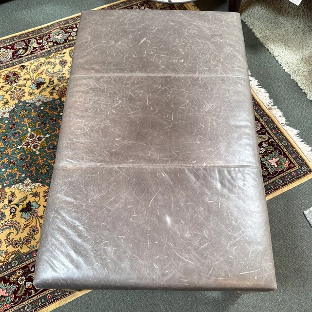 Serena & Lily Ottoman For Sale - Image 11 of 12