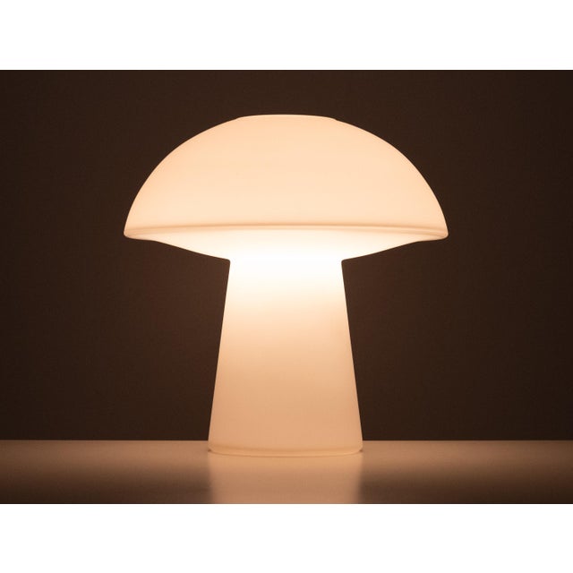 Large Mushroom Table Lamp from Glasshutte Limburg, Germany, 1970s For Sale - Image 9 of 10