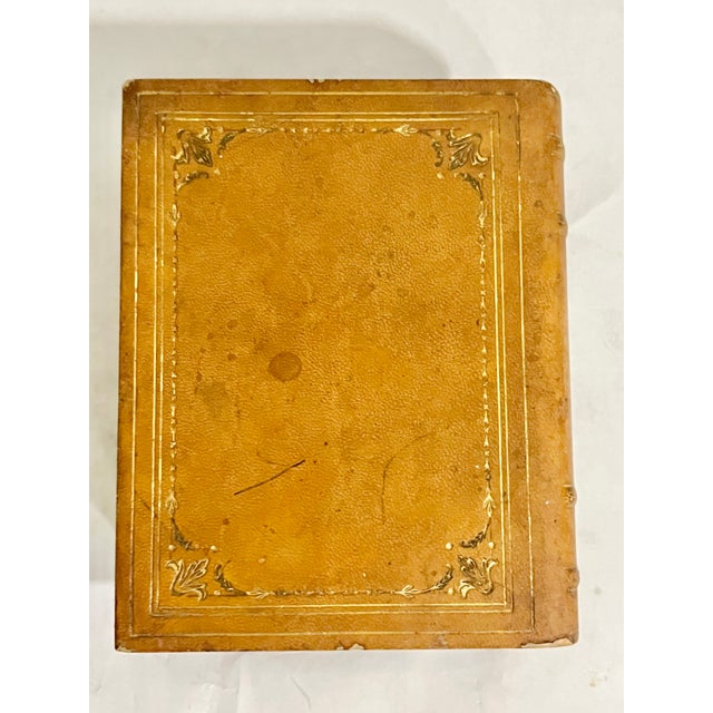 Antique French Gilt Leather-Bound Book Box For Sale - Image 16 of 16