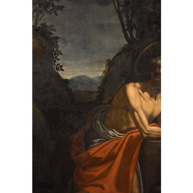 Hendrick de Somer / Enrico Fiammingo, Saint Jerome, 1630, Oil on Canvas For Sale - Image 17 of 18