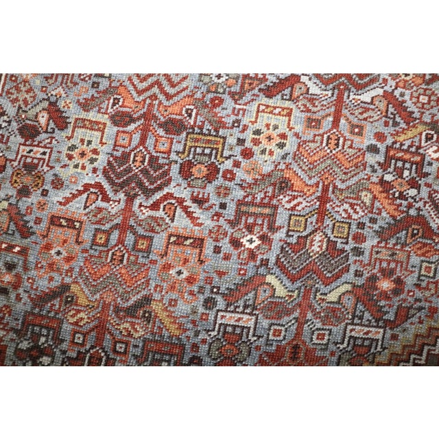 Tribal Early 20th Century Tribal Persian Shiraz Room Size Rug - 8'10" x 13'4" For Sale - Image 3 of 11