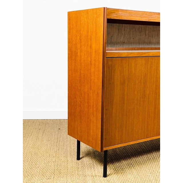 Tall Scandinavian Teak Sideboard, 1960s For Sale - Image 13 of 17