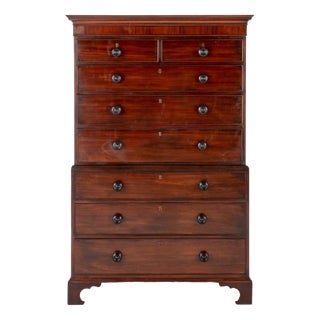Georgian Mahogany Chest of Drawers For Sale
