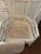 Mid-Century Modern Vintage Brighton Pavilion Style White Lacquered Rattan Armchairs For Sale - Image 3 of 8