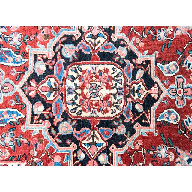 Mid 20th Century Mid 20th Century Persian Heriz Rug For Sale - Image 5 of 14