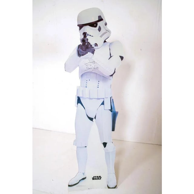 White Star Wars Stormtrooper in Cardboard by David Prowse, 1993 For Sale - Image 8 of 8