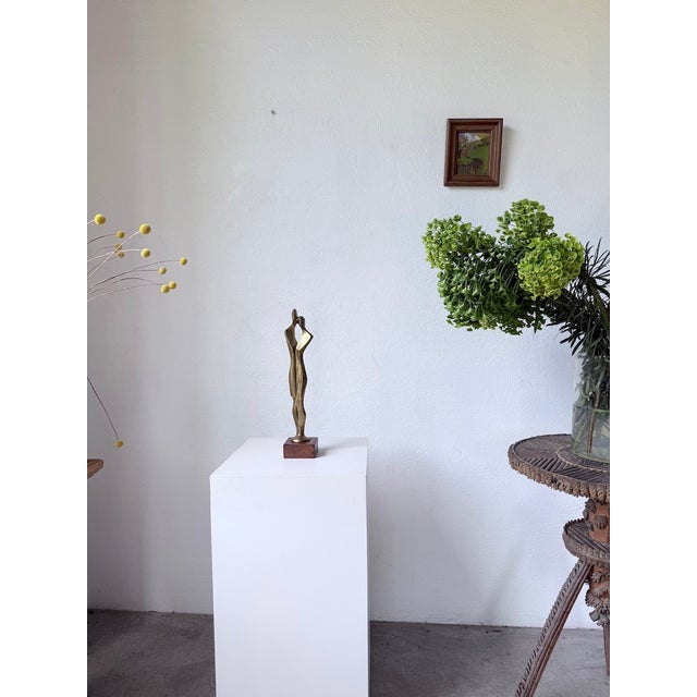 1970s Abstract Bronze Statue of an Odalisque Couple, 1970s For Sale - Image 5 of 18