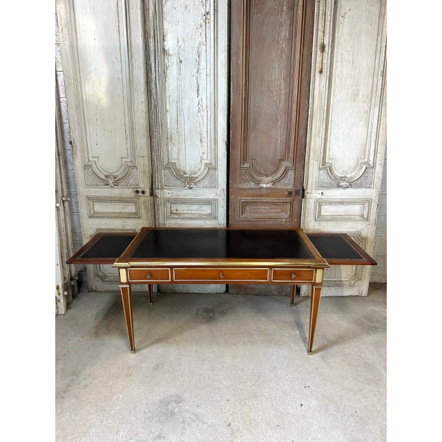 Louis XVI Style Flat Desk, France, 1970 For Sale - Image 10 of 18