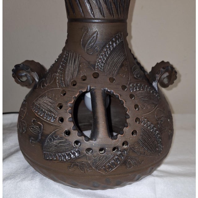 Textile Vintage German Table Lamp from Lamplove, 1970s For Sale - Image 7 of 9