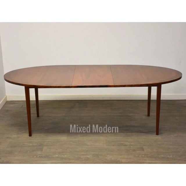 Cherry and Burl Oval Table by Directional For Sale - Image 10 of 10