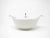 Spectacular 1950s Holiday Heirloom "White Holiday" ceramic lidded serving dish with curved handles and brass finial....