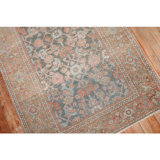 Textile Zabihi Collection Persian Malayer Small Rug For Sale - Image 7 of 7