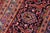 Textile Vintage Retro Kashan Red/Blue Wool Rug - 9'9'' X 12'9'' For Sale - Image 7 of 10