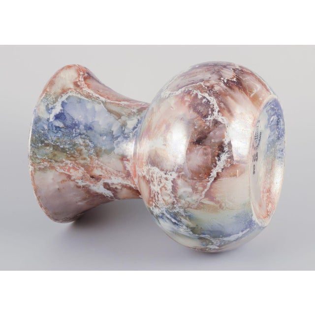 Art Deco Style Marmor Vase in Ceramic from Arabia, Finland, 1920s For Sale - Image 4 of 6