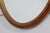 Oval Gold Framed Beveled Glass Wall Mirror For Sale - Image 4 of 11