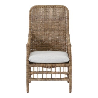 Contemporary Irving Woven Arm Chair For Sale