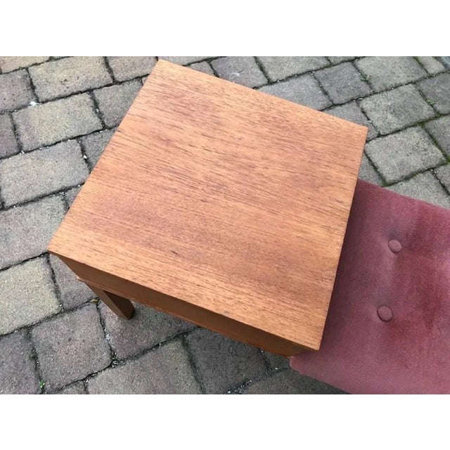 Mid-Century Modern Mid-Century Teak Telephone Bench, 1960s For Sale - Image 3 of 6