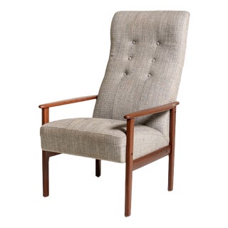 Scandinavian Teak Reading Chair, 1960s For Sale