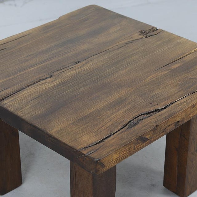 Vintage Rustic Farmhouse Coffee Table For Sale - Image 6 of 8