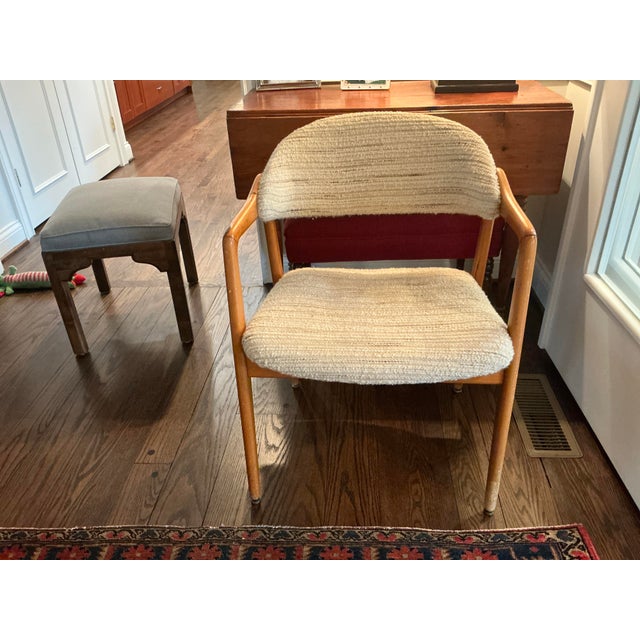 Vintage MCM Puck Armchair by Yngve Ekström A striking example of Scandinavian modern design, this vintage Puck armchair by...