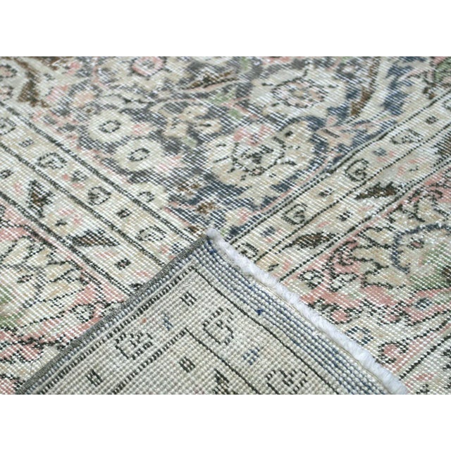 1960s Turkish Oushak Rug For Sale - Image 4 of 7