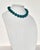 Mozambique Amazonite Beaded Necklace With Gold Plated Amazonite Clasp For Sale - Image 10 of 11