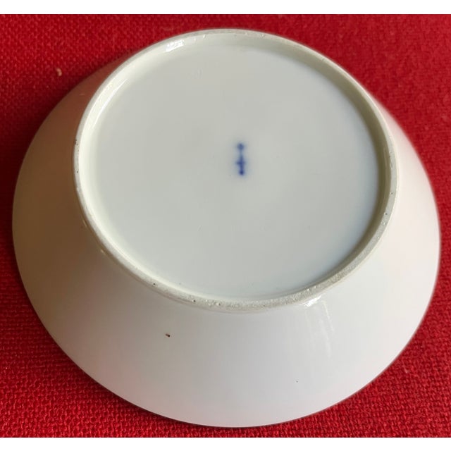 Antique Early 19th Century German Berlin Porcelain Saucer Dish From From the Frederick Duke of York Service Circa 1815 For Sale - Image 10 of 10