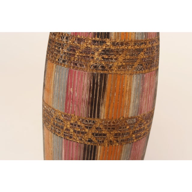 Vintage Italian Modernist Gilt Ceramic "Seta" Pitcher by Aldo Londi for Bitossi For Sale - Image 16 of 18