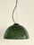 Gorgeous "Neverrino" Glass Pendant Lamp in stunning green color, designed by Gae Aulenti for Vistosi, Italy, 1970s....