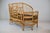 Amber Mid-20th Century Coastal Brighton Pavilion Bamboo and Cane Settee For Sale - Image 8 of 14
