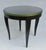 C. 1980's Donghia "Essence" Collection Round Side/End Table Satin Black Lacquer Finish With Brushed Brass Details For Sale - Image 12 of 18