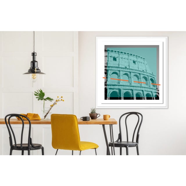 Contemporary Coliseum Deconstruct by Coup d'Esprit, Contemporary Photograph in White, Medium For Sale - Image 3 of 4