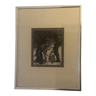 Early 20th Century Arthur Rackham Illustrations From Peter Pan in Kensington Gardens, Framed. For Sale