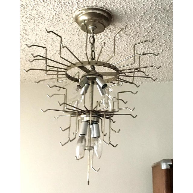 1950s Venini Tronchi Design Murano Chandelier For Sale - Image 9 of 11