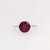 3.8Ct Red Ruby Solitaire Statement Ring in Solid 14k Gold, Round 9mm, Size 6.75 For Sale - Image 4 of 9