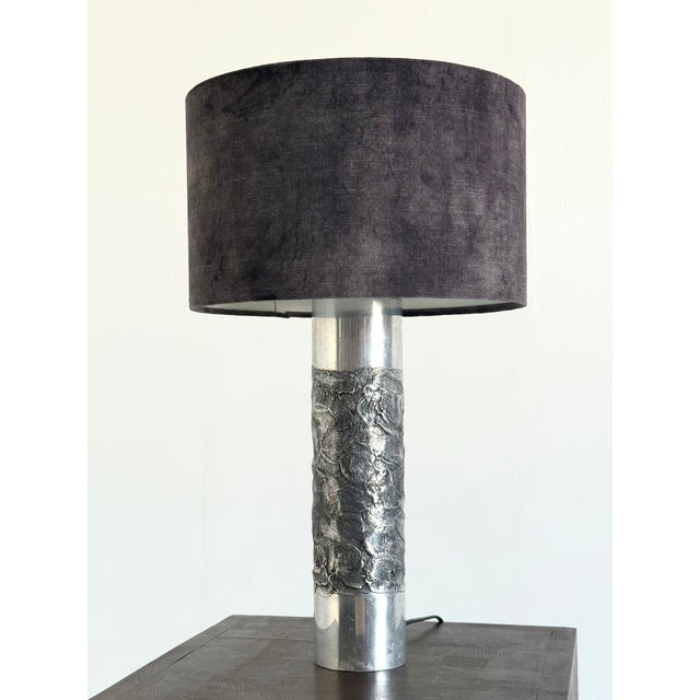 Brutalist Table Lamp attributed to Willy Luyckx, 1960s For Sale - Image 14 of 14