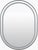 Hena Vanity Mirror Black 30x40 For Sale - Image 4 of 4