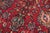Retro Persian Tabriz Red/Beige Wool Rug - 9'11'' X 13'2'' For Sale - Image 4 of 10