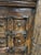 Brown 1940s Mexican Colonial Style Rustic Bar With Iron Strapwork & Carved Columns For Sale - Image 8 of 11