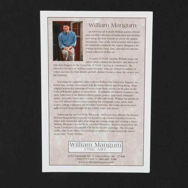 Late 20th Century Framed William Mangum's "American Way" Print For Sale - Image 5 of 12