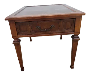 1960s Mid Century Modern Walnut Side Table