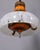 Vintage Ceramic and Glass Pendant Light, Italy, 1960s For Sale - Image 3 of 12