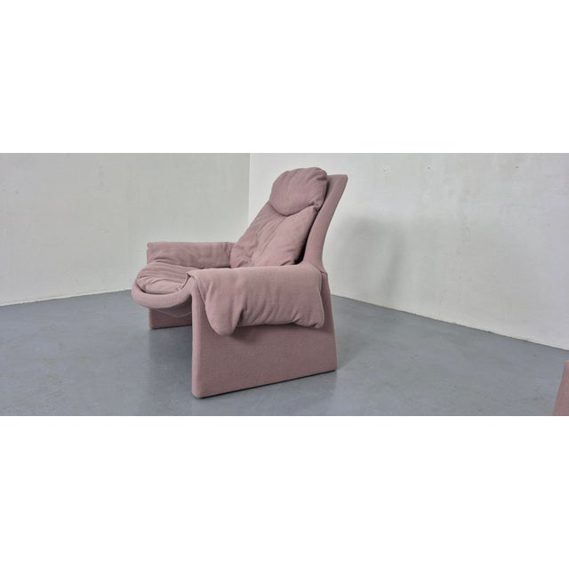 Set of P60 Chair and Ottoman by Vittorio Introini for Saporiti, Italy, 1960s For Sale - Image 13 of 16