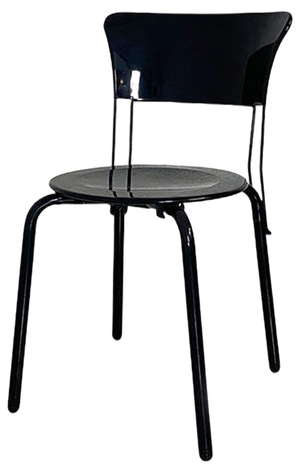 Modern Italian Black Metal Ibisco Chair by Raimondi for Molteni & Consonni, 1980s