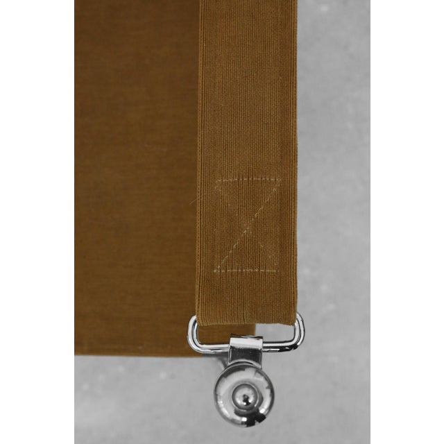 Late 20th Century Late 20th Century Chrome and Corduroy Arm Chair For Sale - Image 5 of 6