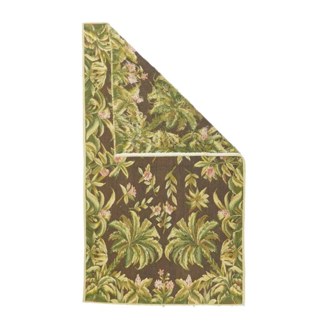 Refers generally to modern carpets in tapestry technique and inspired by French Aubusson designs of the 18th and later...