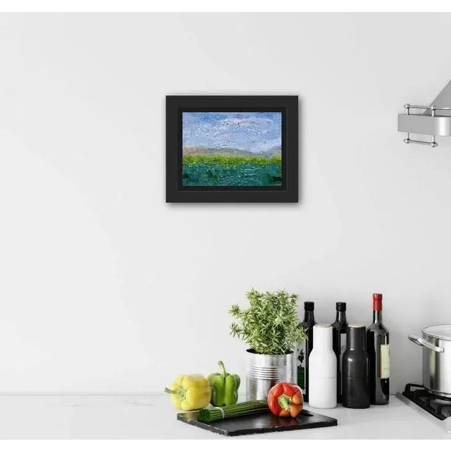 Abstract Expressionist Landscape Oil Painting by L Haas For Sale - Image 3 of 8