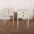 White Swedish Bedside Tables, Set of 2 For Sale - Image 8 of 8