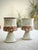 1960s Los Artesanos Puerto Rico Stoneware Goblets Pair, Hal Lasky Mid Century Pedestal Cups, Sgraffito Ceramic - a Pair For Sale - Image 4 of 9